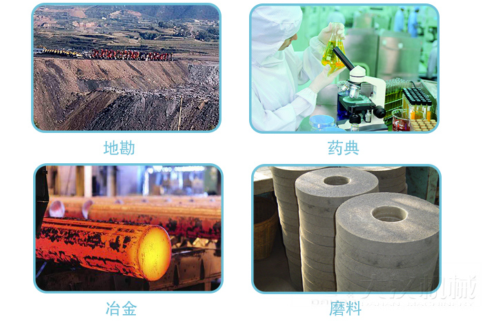 适用行业:地堪，冶金，药典,磨料